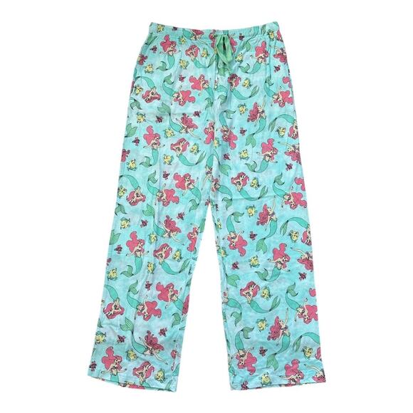 Disney Women's The Little Mermaid Print Pajama Sleep Pants Size Medium Princess - Picture 2 of 8